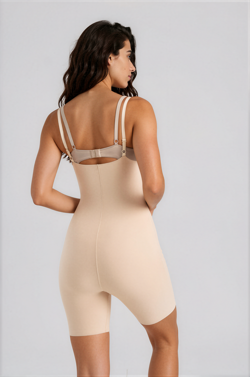 Melbes® Lazer Kesim Göğüs Altı Body Korse 1003