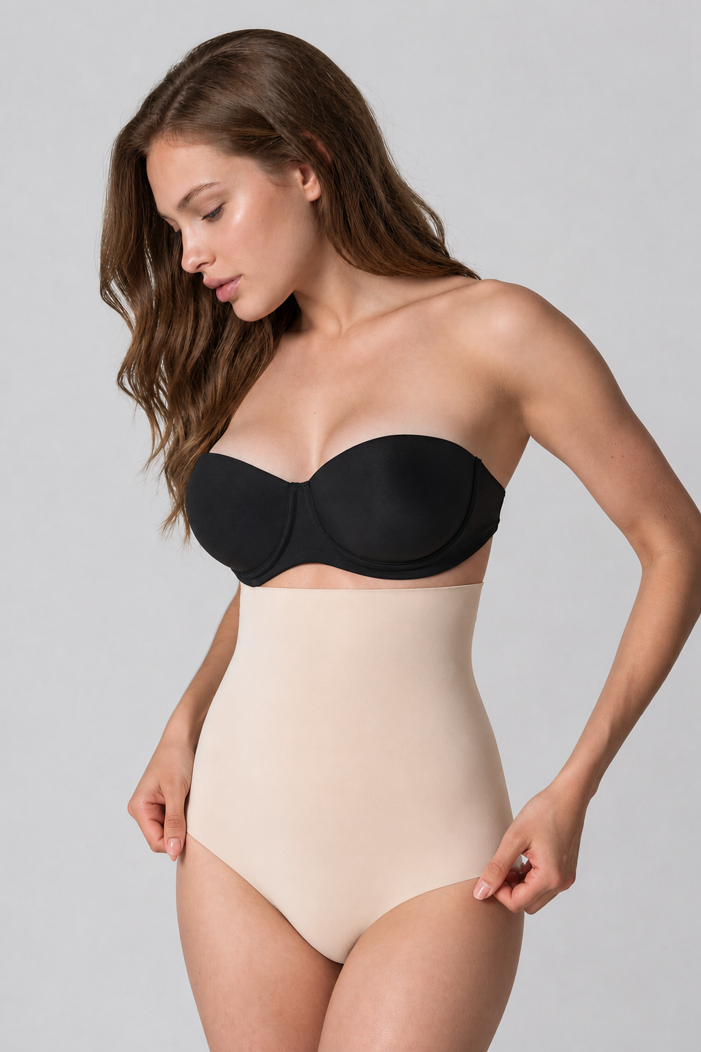 Melbes® Lazer Kesim Yüksek Bel String Korse 1002